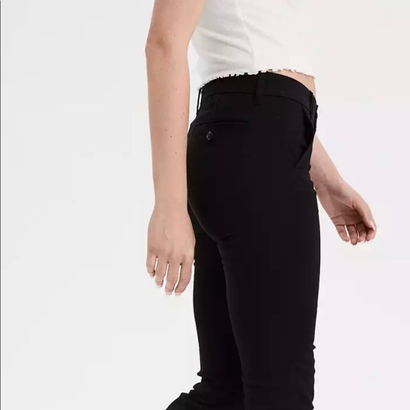 AE Skinny Pant American Eagle Black (400) - Picture 2 of 4